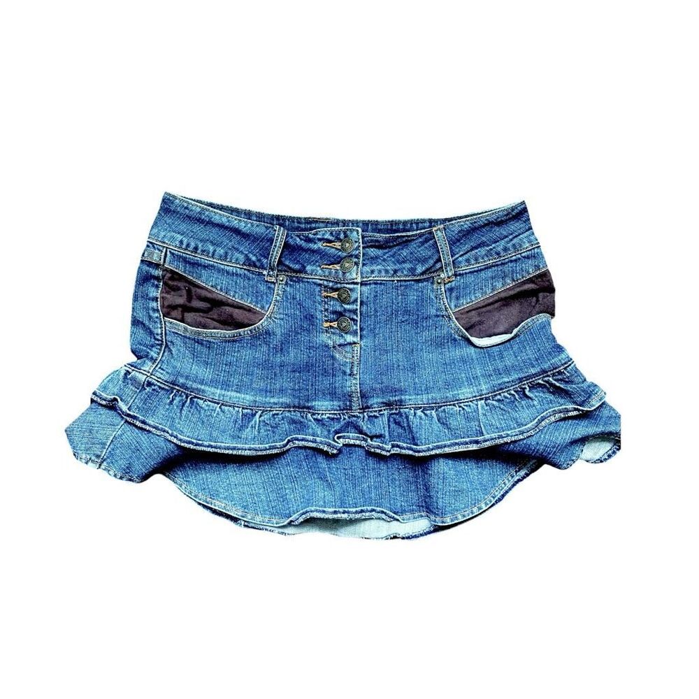 morgan de toi vintage low-rise min skirt